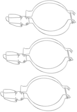 EXAOMBLE 3Er-Pack Edelstahl Drahtklemmen Für Einmachgläser Mit Verschlussclip – Rostfreie Klammern Für Weithals-Einmachgläser Ersatzclip Zum Sicher Verschließen Und Einfach Öffnen