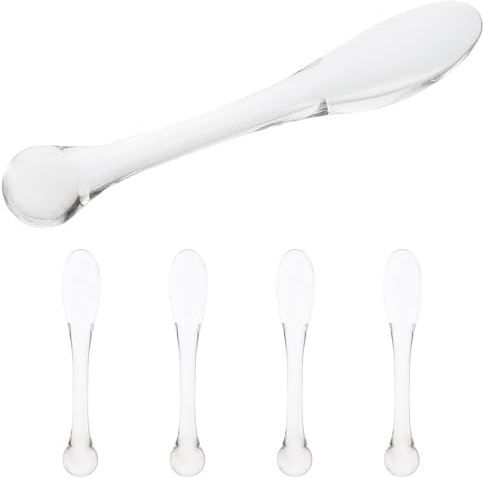 iplusmile 5 Stück Teiliges Augencreme applikator Mini Massagewerkzeug für Empfindliche Augen Augenringe und Schwellungen Fördert Absorption Tragbar für Reise und Alltag