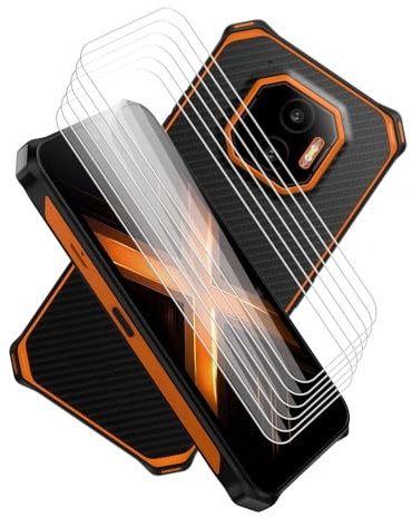 UOGNADGD 6er-Pack Displayschutz für Hammer Energy X2 5G | (6.8 Zoll) 9H Härte Gehärtetes Glas [Maximaler Schutz] vor Stürzen und Kratzern