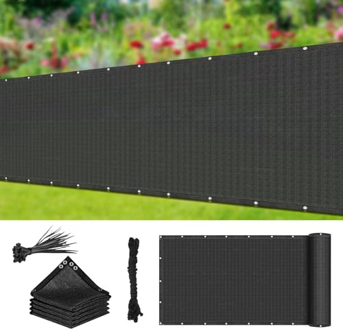 Garden Privacy Netting 2m x 15m – 90% UV Block HDPE Garden Screen with 40 Cable Ties and Eyelets, Privacy Fence Screening for Outdoor Balcony, Garden, Breathable Garden Netting Privacy Screen