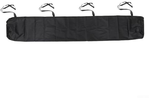Toldo de patio, protector impermeable con amarres seguros, fácil de poner y quitar, protección de invierno para toldos retráctiles de patio de 2 a 6 metros, tela 210D (4 m)