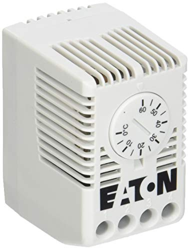 Eaton 167310 Thermostat, Stellbereich 0 Grad C-60 Grad C, Einer Schaltdifferenz von 1K, mit Öffner und Schließer Kontakt