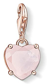 THOMAS SABO Damen-Charm-Anhänger Weisser Love Knot Klein Charm Club 925 Sterling Silber 1563-051-14