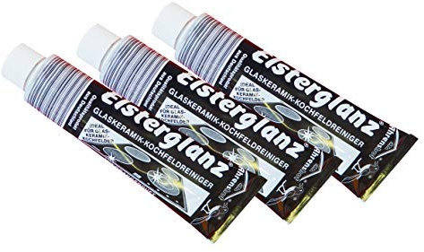 12 x Elsterglanz Glaskeramik-Kochfeldreiniger 150ml, Herd-Reiniger, Polier-Paste