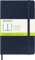 Moleskine Classic Notebook, Taccuino con Pagine Bianche, Copertina Rigida e Chiusura ad Elastico, Formato Medium 11,5 x 18 cm, Colore Blu Zaffiro, 208 Pagine