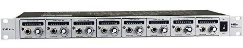 ALCTRON H8N PREAMPLIFICATORE 8 CUFFIE AMPLIFICATORE CUFFIA 8 CANALI 1U RACK + ALIMENTATORE