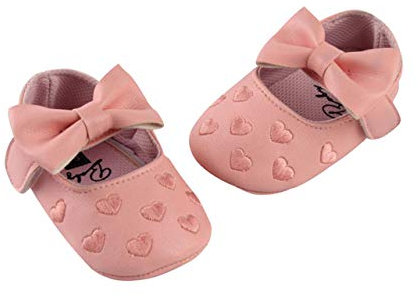 DEBAIJIA Scarpe, Piattaforma Bimba 0-24, Hs01 Rosa, 18 EU
