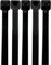 On1shelf® Fascette ultra lunghe, 1000 mm x 9 mm, in nylon di alta qualità, resistenza industriale, resistenti alle temperature e ai raggi UV, per uso interno ed esterno (50, nero)