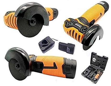 FLEX SMERIGLIATRICE TRONCATRICE ANGOLARE DA 3 - 75 mm A DOPPIA BATTERIA RICARICABILE 12V Li-ion