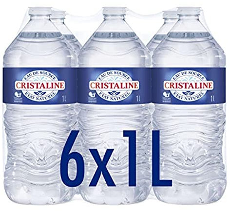 Cristaline Eau de Source, 6 x 1L