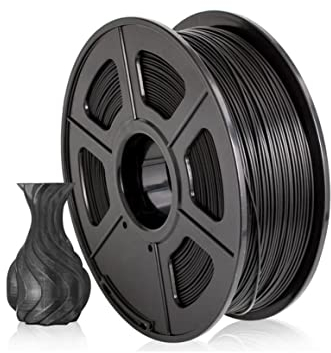 3D Drucker PLA Filament PETG 3D- Drucker Filament 1. 75mm Geschenk Material Schwarz Farbe PETG 3D-Filament- Verbrauchsmaterial 1 kg/ 2, 2 lbs Spool PETG Filament 3D Pen Filament Refills Seide glänzen