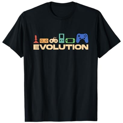 Evolution Graphic Video Game Player Gaming Gamer Pc Console T-Shirt