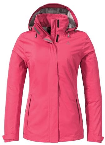 Schöffel Damen Jacket Gmund L Regen, Holly Pink, 40 EU