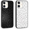 Yoedge 2 × Cover per Apple iPhone 11 6,1 - Custodia Leopardato Nero per Telefono Aesthetic Disegni, Bianco Leopardo Custodie Protettiva per Cellulare TPU Silicone Antiurto per iPhone 11 case