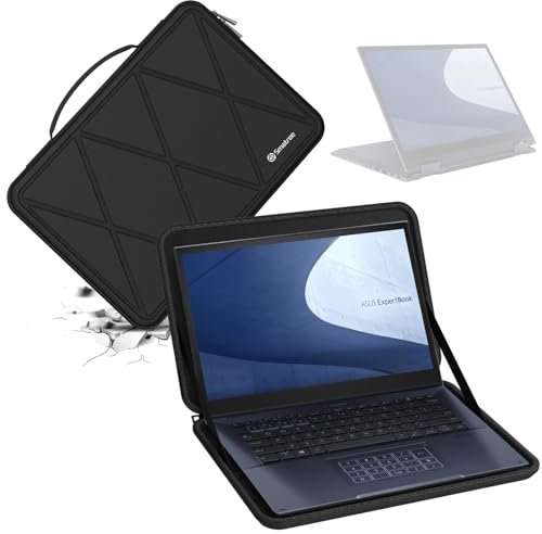 Smatree Funda Protectora rígida de EVA Compatible con portátil ASUS ExpertBook B7 Flip (B7402F) de 14 Pulgadas, para ASUS Chromebook Vibe CX34 Flip (CX3401) Laptop Notebook Bag (X8264)