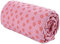 Mikrofaser Hot Yoga Handtuch, Yoga Mat 183x63cm rutschfest Fitnesstuch Weich Atmungsaktiv Antirutsch Yogatuch Gilt für Fitness Ausbildung (183x63cm,Klassisch Rosa)