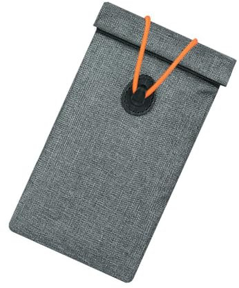 Hsthe Sea Cell Phone Anti-Location Signal Shielding Bag Pregnant Women Radiation Anti-Theft Brush Signal Blocking Pouch Cell Phone Signal Jammer