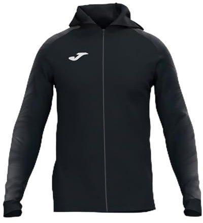 Joma - Damen-Sweatshirt - Elite XI - Kapuze, Schwarz Anthrazit, XS