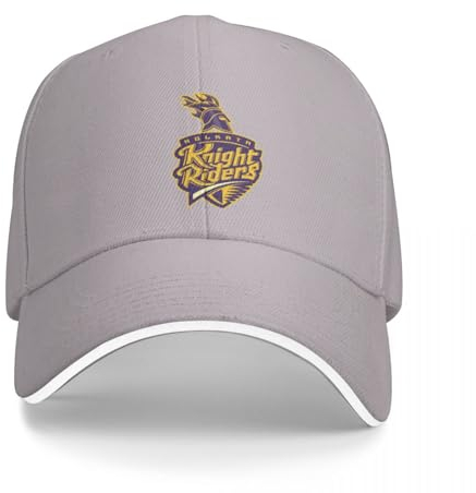 QFLLQLFF Basecap Kolkata Knight Riders Cap Baseball Cap Anime Cap Damen Herren Geschenk
