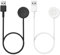 MoKo 2 Pezzi Caricatore Compatibile con Google Pixel Watch 3/Pixel Watch 2 Smartwatch, Caricabatterie Magnetico con Cavo di Ricarica USB da 1M per Fitbit Ace LTE/Versa 4/Versa 3/Sense 2/Sense, N+B