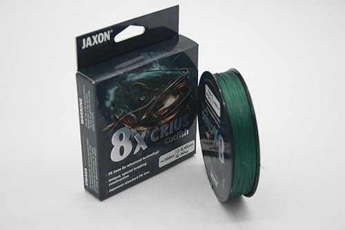 Geflochtene Schnur Jaxon Crius Catfish 8X 300m grün Welschnur Waller (0,40mm / 65kg)