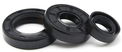 Gummi-Ölwellendichtring, Rubber Oil Shaft Seal,2pcs Skeleton Oil Seal IdNitrile Butadiene Rubber Gasket Sealing Rings,(34x44x8mm)