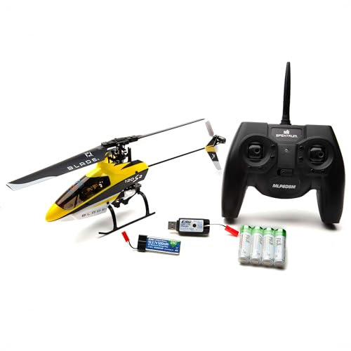 Blade 120 S2 RTF, Ferngesteuerter Hubschrauber, mit Safe Mode, RC Helicopter, Einsteiger, Indoor Heli, ab 14 Jahren, inkl. Akku & Fernsteuerung, BLH11000