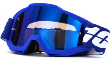 OLYSPM Motocross Brille UV-Schutz,Motorradbrille mit Flexiblem Rahmen,Schwammpolsterung,Fit Über Brille für Radfahren,Skifahren,Klettern