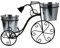 Happyyami 1pc Bike Plant Stand Vintage Iron Art Flowerpot Holder for Garden Decoration Bicycle Shape Planter Rack Versatile Display for Home Office Plants