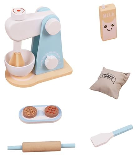 KOMBIUDA Toy Kitchen Accessories Kids Playset Mixer for Kids Mini Mixer Toy Educational