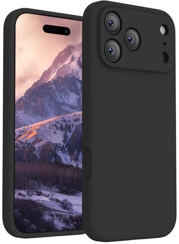 FireNova Magnetic for iPhone 17 Pro Case, 6.3, Black | Compatible with MagSafe, Integrated Silicone Camera Control Button, Camera Protection, Anti-Scratch Soft Microfiber Lining