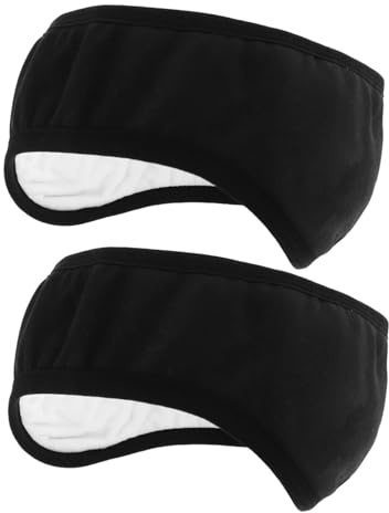 Schalldichte Ohrenschützer zum Schlafen 2 Stück Pack, Schwarz, Baumwolle | Ohrenschutz Schlafen, Komfortabel, Rutschfest, für Büro und Laute Umgebungen, für Damen und Herren