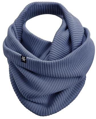 Manufaktur13 Knit Loop - Schlauchschal, Strick Loop mit Waffle Knit Muster, Wollschal/Langschal in versch. Farben erhältlich (M13)