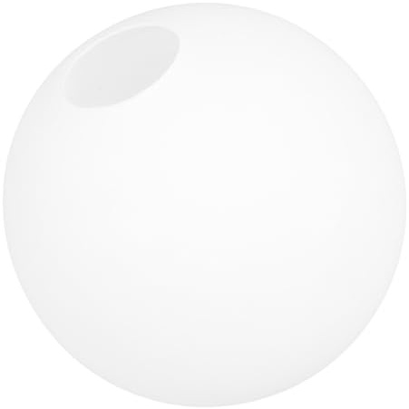 GLEAVI Ersatzlampenschirm Aus Milchglas Runde Glaskugel 3.94 in Lampenschirm Kugel Glas Für Pendelleuchte Wandleuchte Kronleuchter Glaslichtabdeckung 1 X Lampenschirm