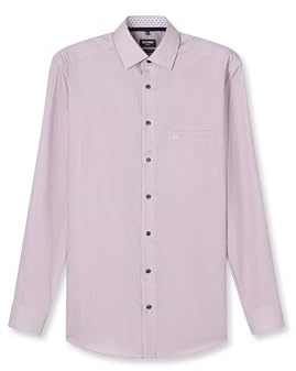 OLYMP Herren Hemd Langarm Regulär 122814 | Hemd, Manschette, Modern Fit, 100%Baumwolle