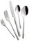 Mulex Matt Oceanside Besteckset 60-TLG, Edelstahl 18/0 Nickelfrei, Silber, 22 x 4 x 2 cm