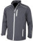 Island GREEN Essentials Mens Golf Full Zip Waterproof Jacket, Charcoal/White, Large