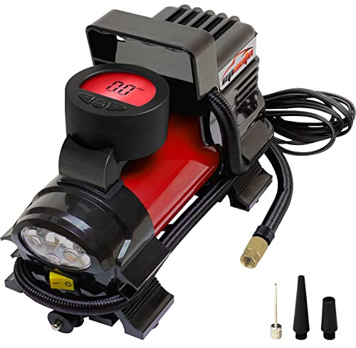EPAuto 12V DC Portable Air Compressor Pump, Digital Tire Inflator