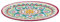 Brandani Vassoio Ovale 35x25 cm Melamina Maya