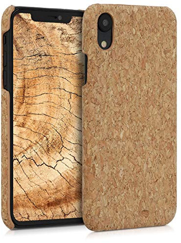 kwmobile Schutzhülle kompatibel mit Apple iPhone XR - Hülle Kork - Handyhülle - Handy Case Cover Hellbraun