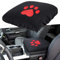 Mittelkonsole Armlehne Pad Abdeckung für Dodge Ram 1500 2500 3500 4500 5500 Pickup Truck 1993-2023 Schwarz Weiche Auto Armlehne Sitzbox Schutz Kissen Innenzubehör Allwetter (Red Dog Paw)