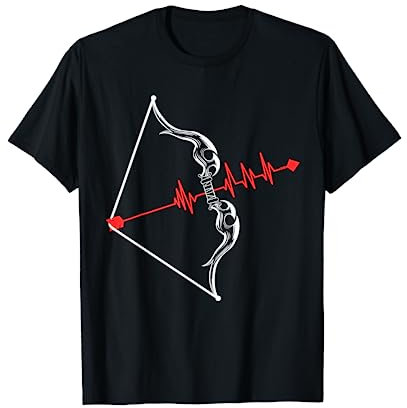 Bogenschießen Herzschlag Bogenjagd Geschenk Bogensport T-Shirt