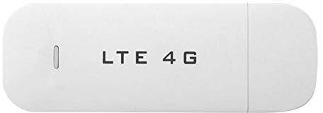 WLAN-Hotspot-Router Modem-Stick 4G LTE USB-Netzwerkadapter, weißer USB-Modem-Router, USB-LTE-Modem mit hoher Kompatibilität, Verwendung für Family Desktop(Ohne WiFi)
