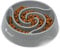 LumoLeaf Gamelle Anti-glouton pour Chien - Diamètre : 22 cm - Antidérapante - Lourde - Soulage la Digestion - Anti-ballonnements - pour Chien - Gris tornade - Taille L