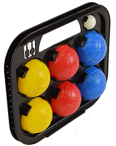 Sporti France Satz mit 6 Pétanque-Kugeln aus PVC