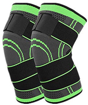 Ginocchiere Da Mtb Ginocchiere Da Corsa Ginocchiere Per Mountain Bike Ginocchiere Per Sport All'aria Aperta Ciclismo Basket Leggero E Traspirante Protezione Per Il Ginocchio green,X-Large