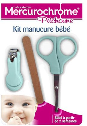 Mercurochrome Pitchoune Kit Manucure Bébé