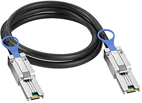Twozoh Mini SAS 26P SFF-8088 a SFF-8088 cable externo, 8088 a 8088 1M