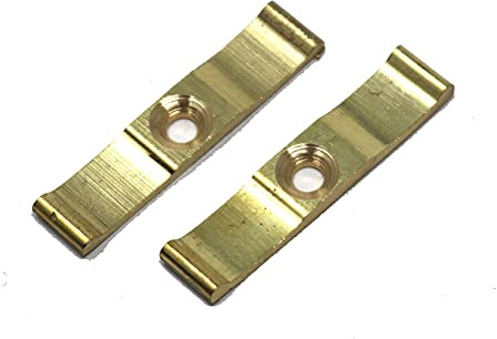 fiXte Drehknopf aus massivem Messing, für Tore, Schuppen, Türen, Kastenherstellung, Kaninchenställe und Käfige etc., 38 mm, 2 Stück