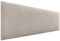 DHOME Cabecero de Polipiel o Tela AQUALINE Liso cabeceros Cabezal tapizado Cama Lujo (Tela Beige, 150cm (Camas 150/160))